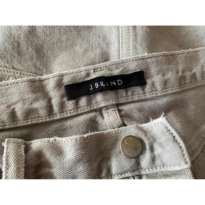 Pre-owned J Brand Mini Skirt In Grey