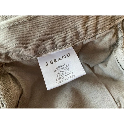 Pre-owned J Brand Mini Skirt In Grey