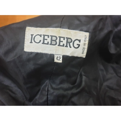 Pre-owned Iceberg Wool Coat In Multicolour