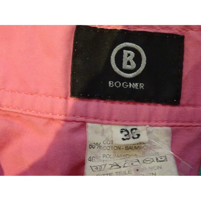 Pre-owned Bogner Pink Cotton Shorts