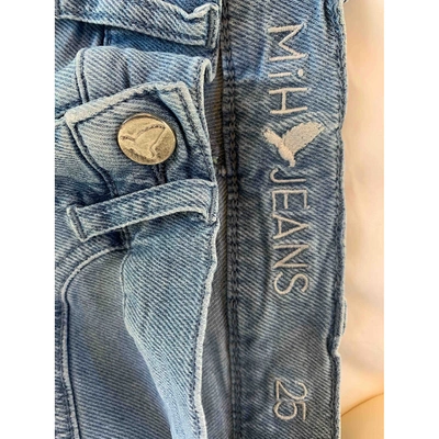 Pre-owned M.i.h. Jeans Blue Cotton - Elasthane Jeans