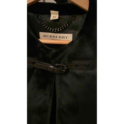 Pre-owned Burberry Black Mink Jacket