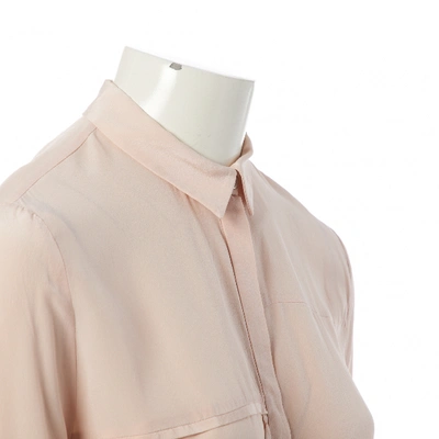 Pre-owned Lala Berlin Silk Shirt In Pink