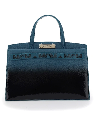 Shop Mcm Milano Tote Bag In Black