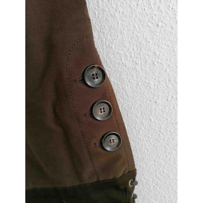 Pre-owned Gucci Straight Trousers In Brown