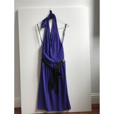 Pre-owned Vera Wang Mid-length Dress In Purple