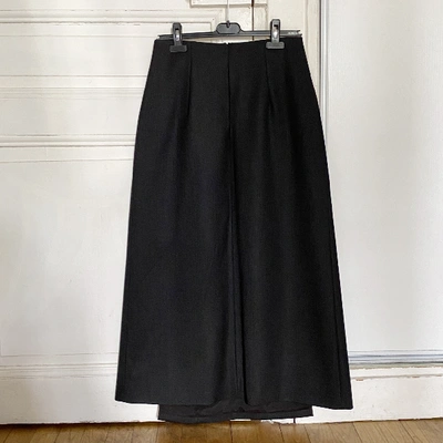 Pre-owned Aalto Wool Maxi Skirt In Grey
