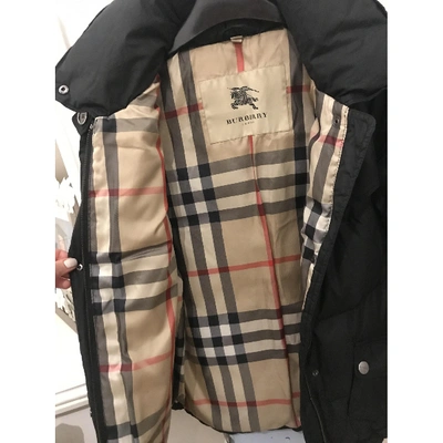 Pre-owned Burberry Black Coat