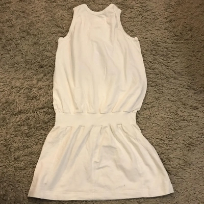 Pre-owned Woolrich Mini Dress In White