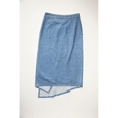 Pre-owned Christian Wijnants Mid-length Skirt In Blue