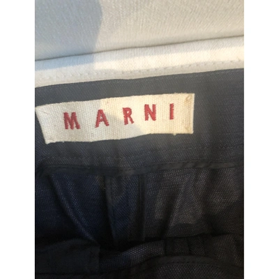 Pre-owned Marni Wool Trousers