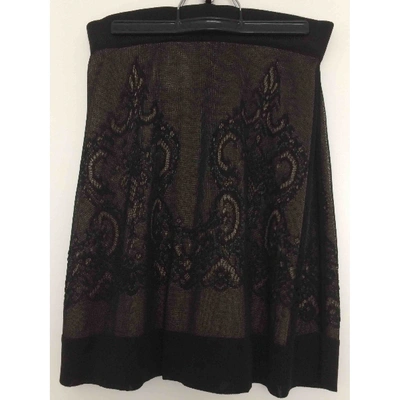 Pre-owned Rochas Skirt In Black