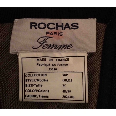 Pre-owned Rochas Skirt In Black