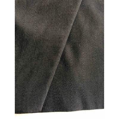 Pre-owned Hugo Boss Wool Mid-length Skirt In Grey