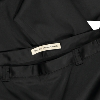 Pre-owned Balenciaga Wool Trousers In Black