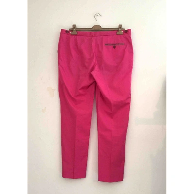 Pre-owned Paul Smith Slim Pants In Pink