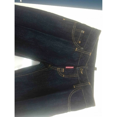 Pre-owned Dsquared2 Trousers In Blue