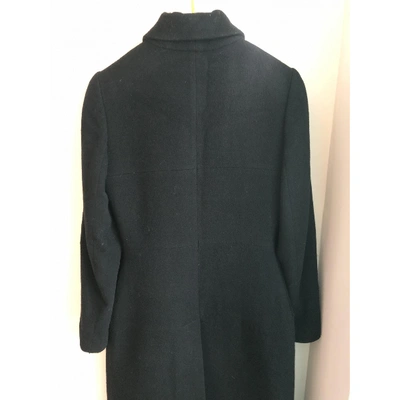 Pre-owned Paule Ka Wool Coat In Black