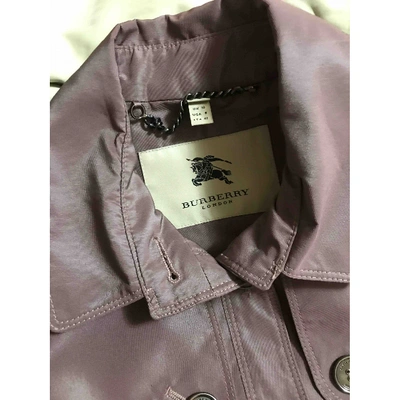 Pre-owned Burberry Short Vest In Purple