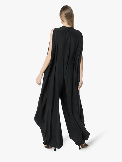 Shop Stella Mccartney Wide Leg Jumpsuit In Black