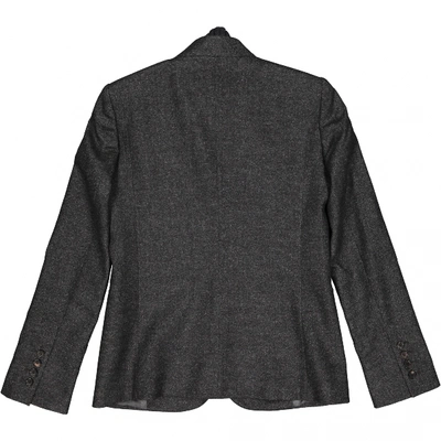 Pre-owned Gucci Wool Blazer In Anthracite