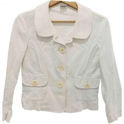 Pre-owned Aspesi Short Vest In White