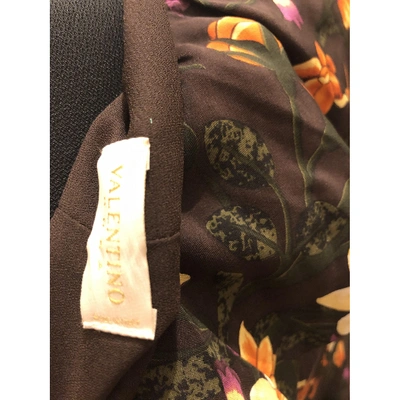 Pre-owned Valentino Silk Dress In Pattern