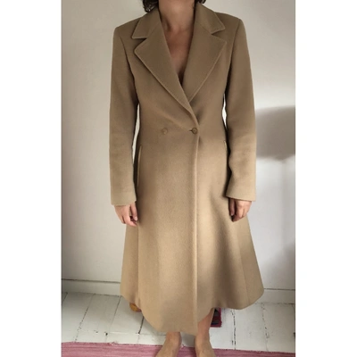 Pre-owned Joseph Camel Wool Coat