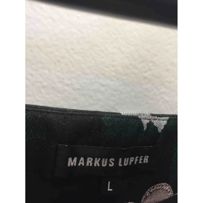 Pre-owned Markus Lupfer Black Cotton Skirt