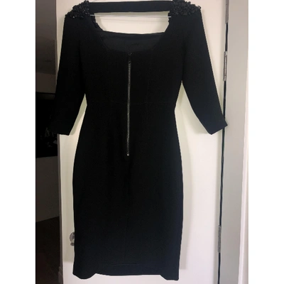 Pre-owned Burberry Mid-length Dress In Black