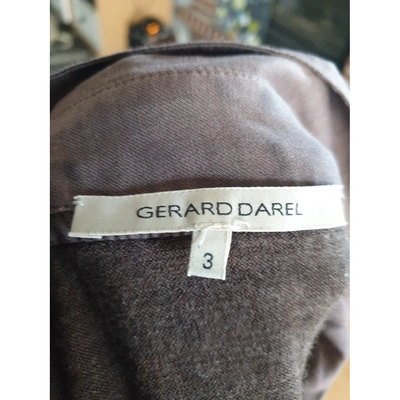 Pre-owned Gerard Darel Wool Shirt In Brown
