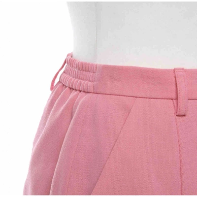 Pre-owned Bogner Wool Mid-length Skirt In Pink