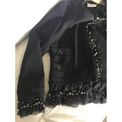 Pre-owned Moschino Short Vest In Black