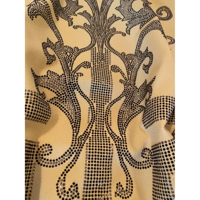 Pre-owned Versace Mid-length Dress In Yellow