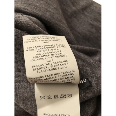 Pre-owned Tom Ford Wool Dress In Grey