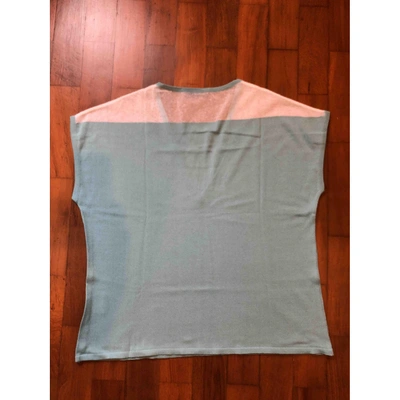 Pre-owned Costume National Blue Cotton  Top