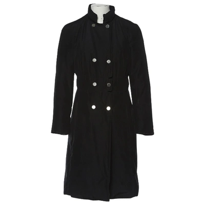 Pre-owned Emporio Armani Coat In Black