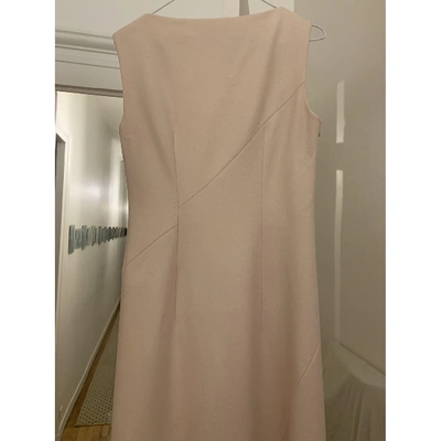 Pre-owned Lanvin Wool Maxi Dress In Pink