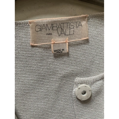 Pre-owned Giambattista Valli Short Vest In Ecru