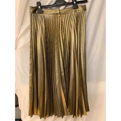 Pre-owned A.l.c Gold Skirt