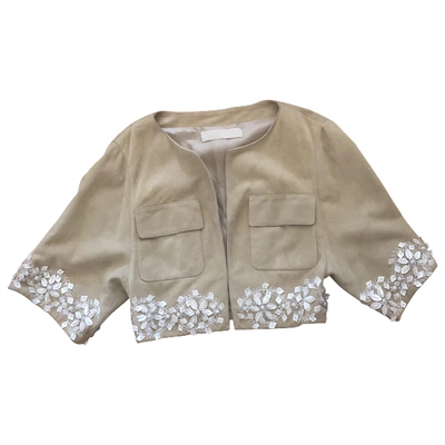 Pre-owned Valentino Jacket In Beige