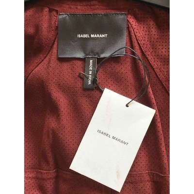 Pre-owned Isabel Marant Jacket In Burgundy