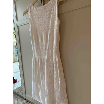 Pre-owned Lauren Ralph Lauren Mid-length Dress In White