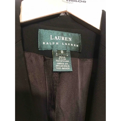 Pre-owned Lauren Ralph Lauren Black Synthetic Jacket