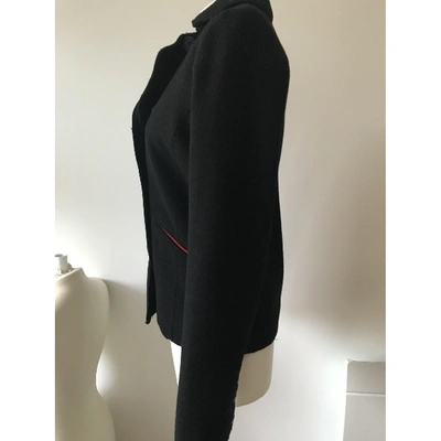 Pre-owned Swildens Wool Short Vest In Black