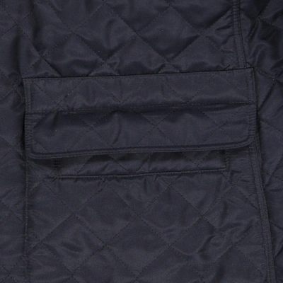 Pre-owned Burberry Short Vest In Navy