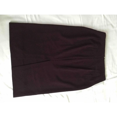 Pre-owned Diane Von Furstenberg Mid-length Skirt In Purple