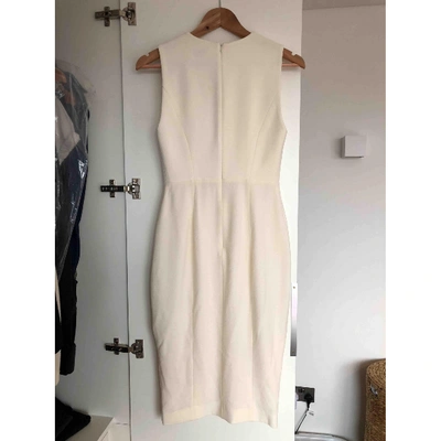 Pre-owned Zimmermann Mid-length Dress In White