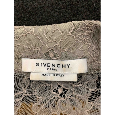 Pre-owned Givenchy Grey Viscose Top