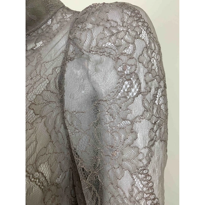 Pre-owned Givenchy Grey Viscose Top